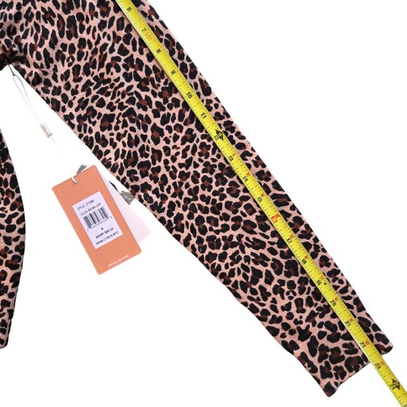 Cyrus Brown Leopard Print Soft Button Front Long Sleeve Cardigan Women Small NWT - Picture 8 of 9